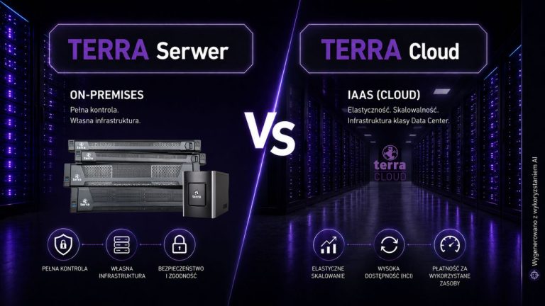 Cloud czy serwer On-Premises - porównanie TERRA Cloud i lokalnej infrastruktury