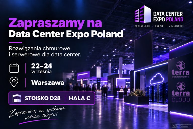 TERRA na Data Center Expo Poland 2026 – hala C, stoisko D28