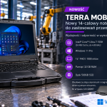 TERRA MOBILE 1433 – wytrzymały notebook przemysłowy Rugged